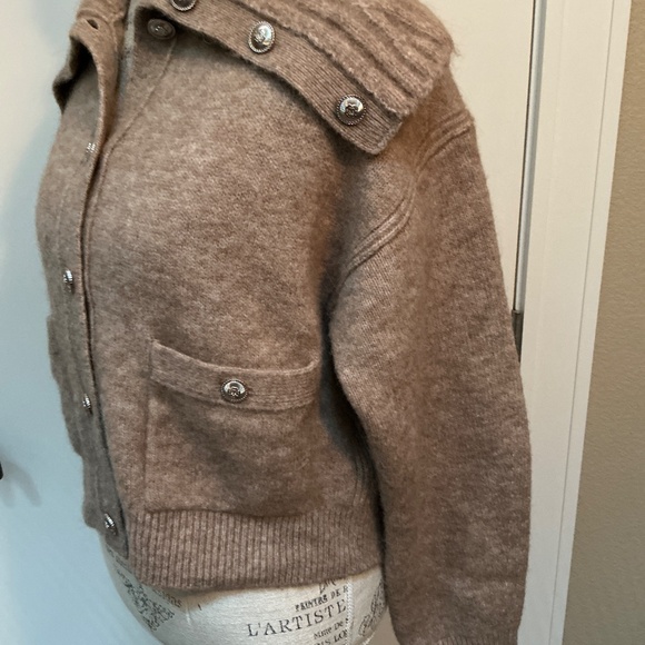 MAJE NWT - Wool Blend Cardigan - Picture 4 of 8
